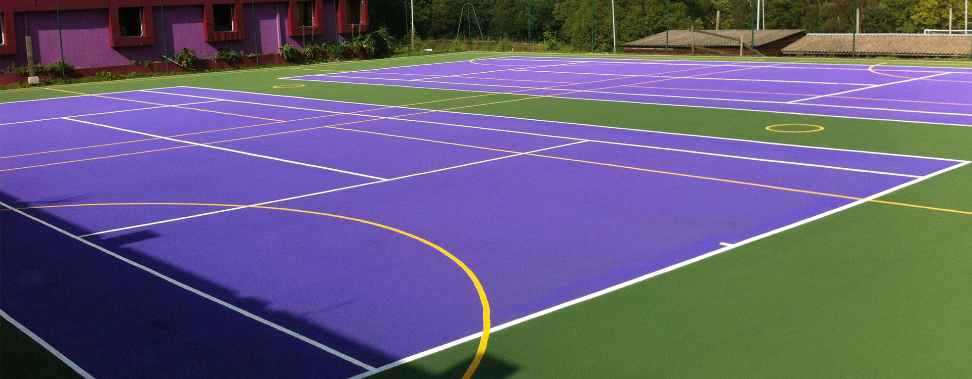 Recolouring Sports Court Surfaces Soft Surfaces Ltd: The UK s Leading